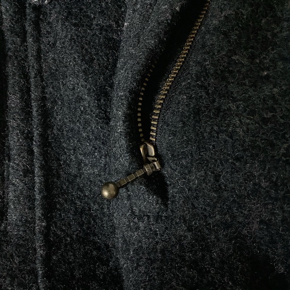 Icelandic Design 100% Wool Full Zip Fair Isle Floral Embroidered Jacket Womens M - Picture 5 of 13